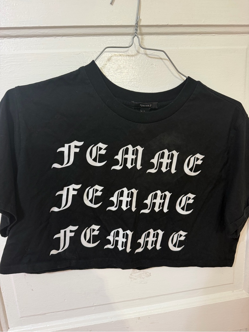 Black forever 21 crop top